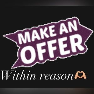 Accepting all reasonable offers this week only.